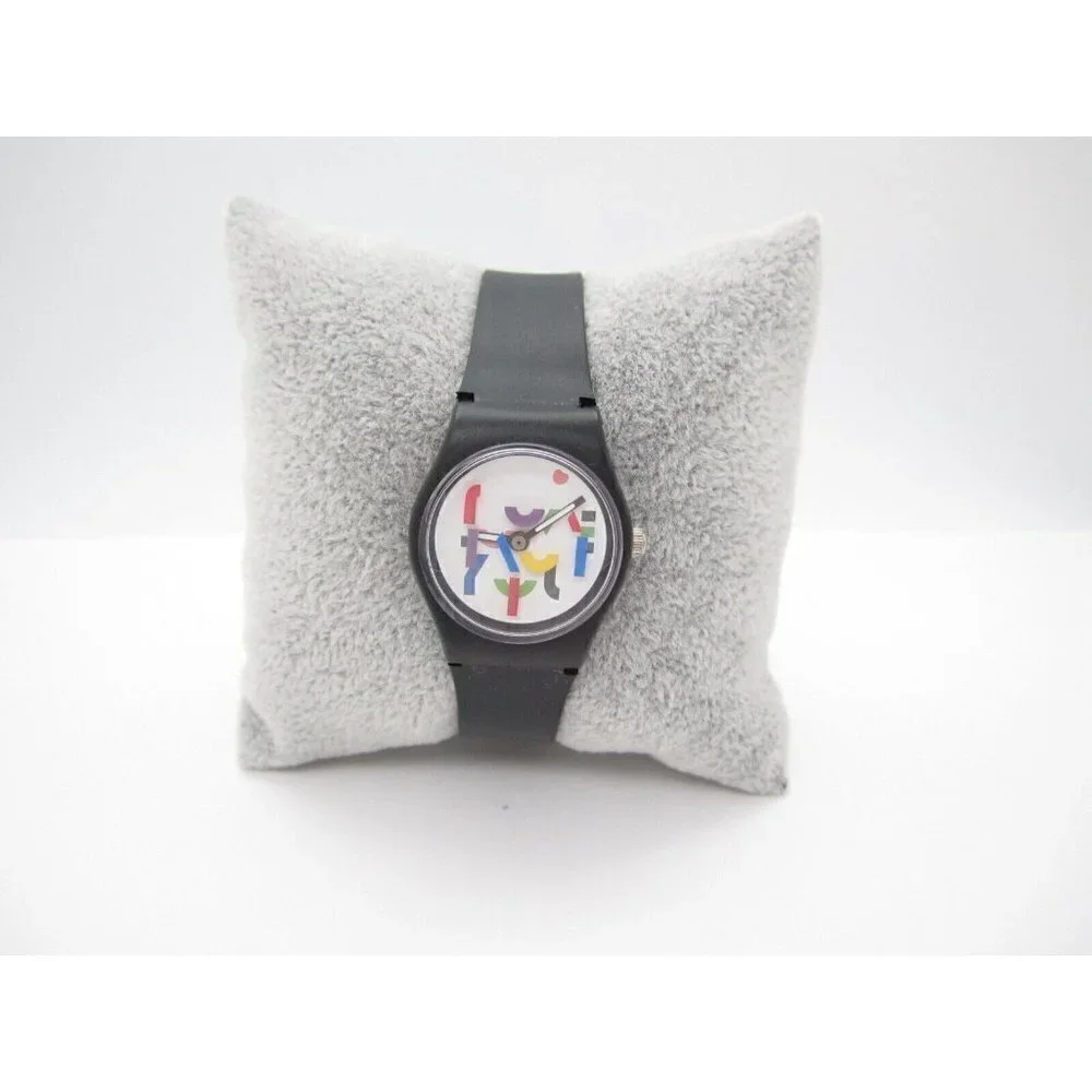 Vintage 1986 Women Bon Bon Quartz WR Analog Dial Rotating Watch (F554)
